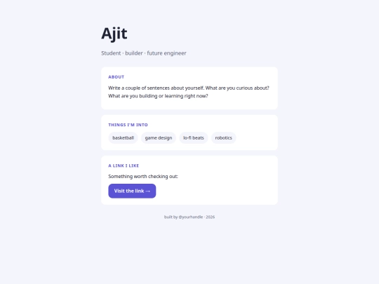 index screenshot
