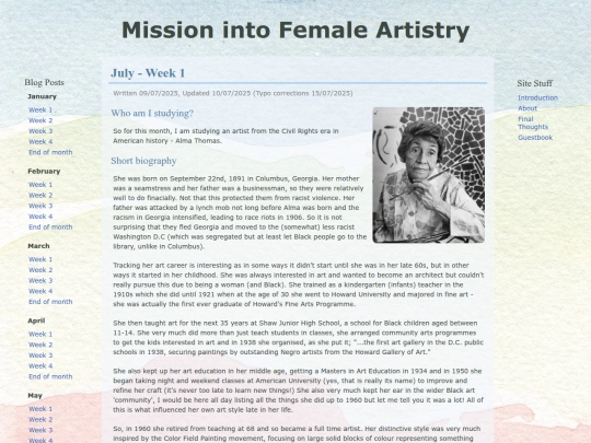 blog/july/july-week-1 screenshot