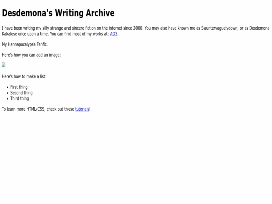 index screenshot
