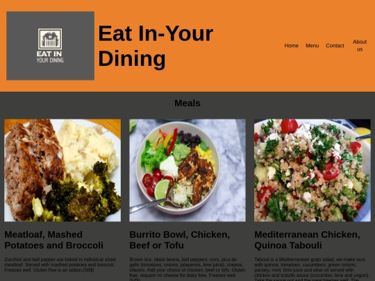 pages/Meals screenshot