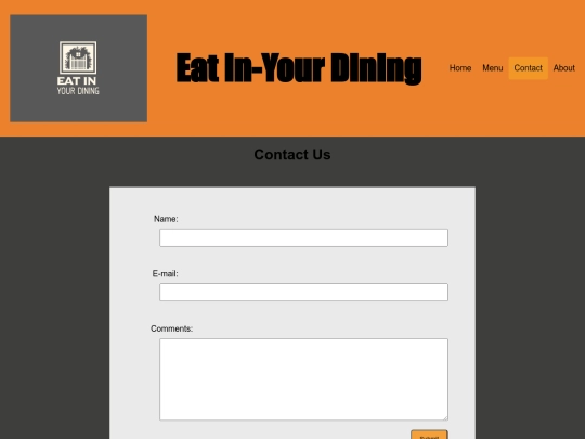 pages/contact screenshot