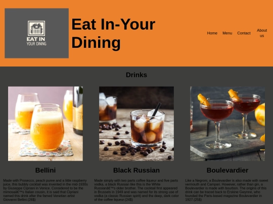 pages/drinks screenshot