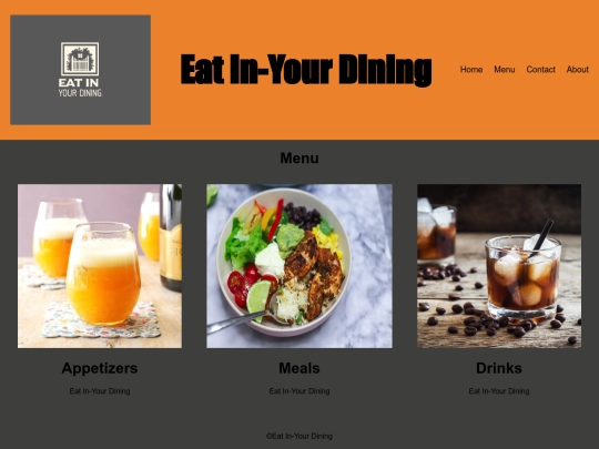 pages/menu screenshot