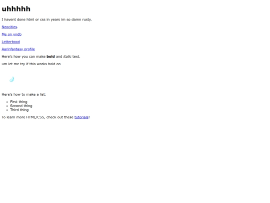 index screenshot