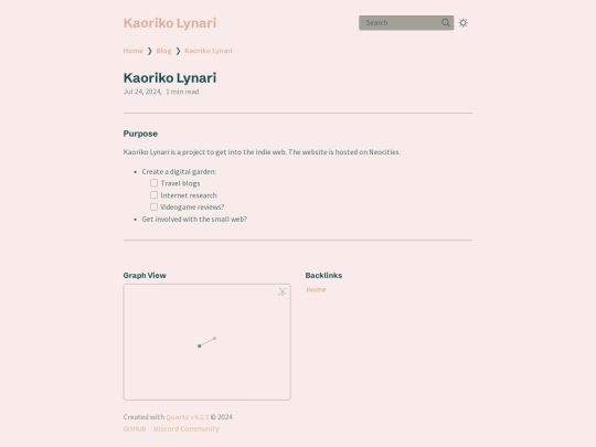 Blog/Kaoriko-Lynari screenshot