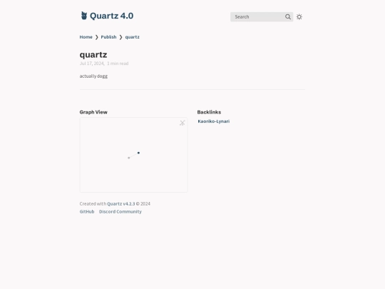 Publish/quartz screenshot