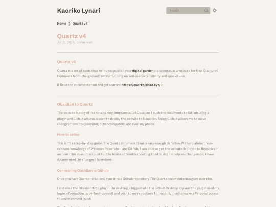 Quartz-v4 screenshot