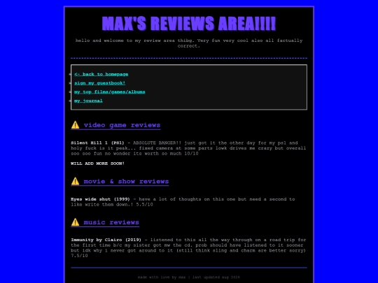 reviews screenshot