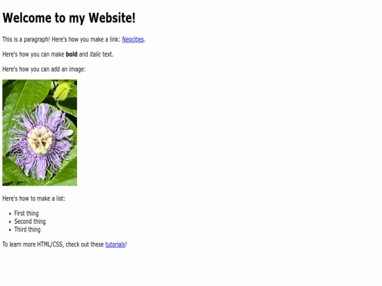 index screenshot