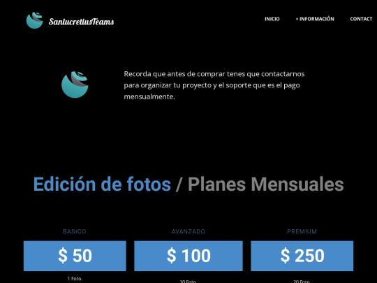 +-Información screenshot