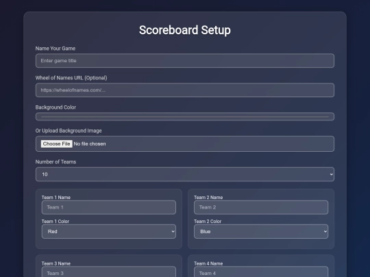 scoreboard screenshot