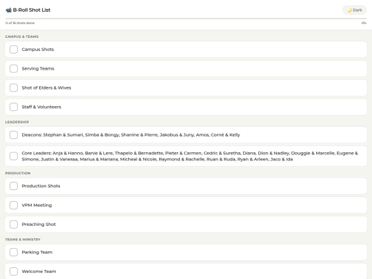 video_shotlist screenshot