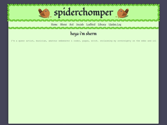 main/about screenshot