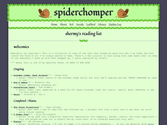 main/library screenshot