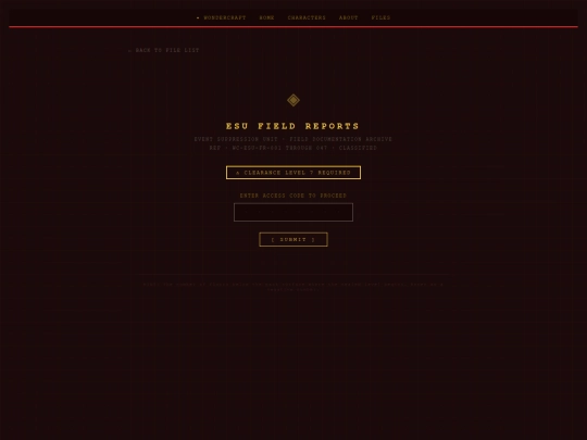 esu-field-reports screenshot