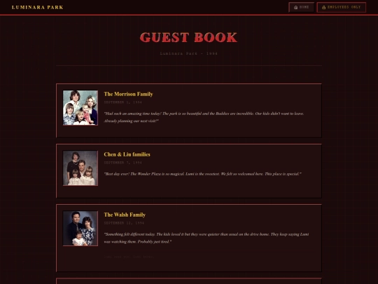 guestbook screenshot