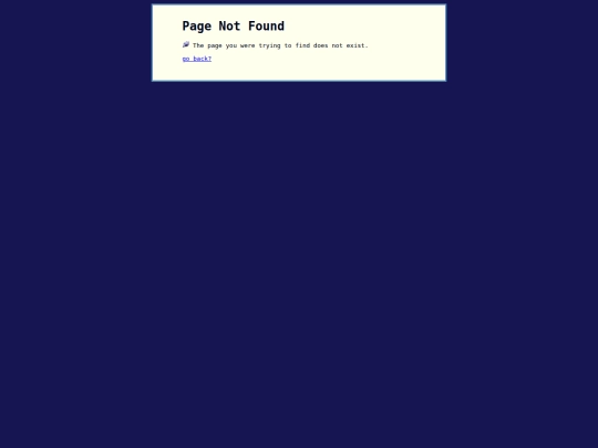 not_found screenshot
