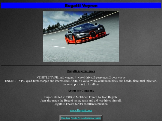 Bugatti screenshot