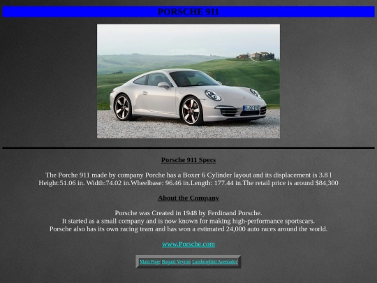 Porsche screenshot