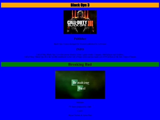 cssclassminiproject screenshot