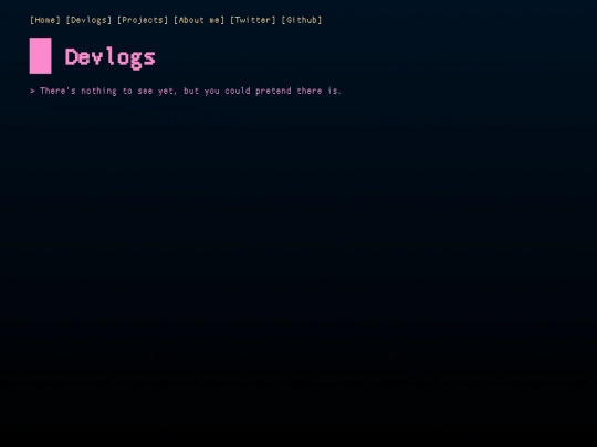 devlogs screenshot