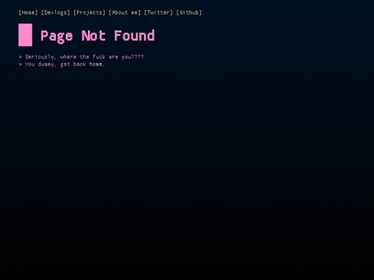 not_found screenshot