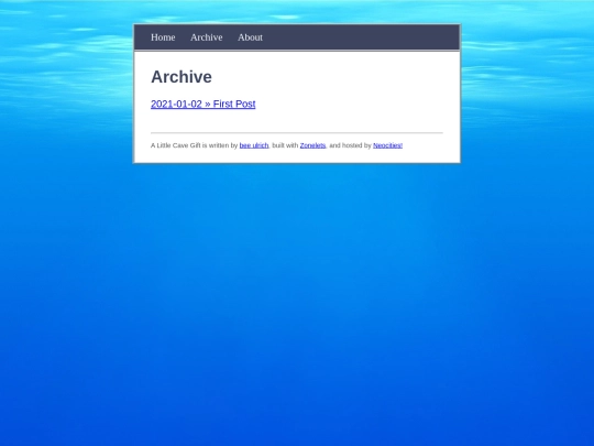 archive screenshot