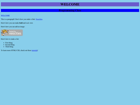 index screenshot