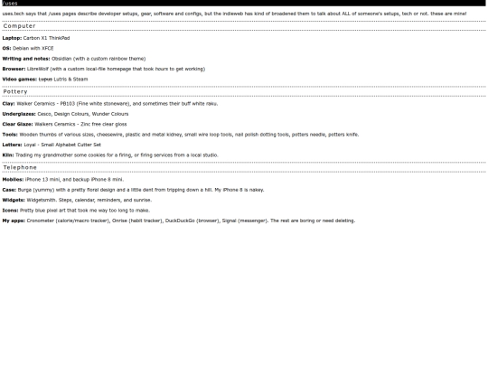 library/uses screenshot