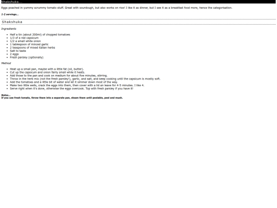 recipes/entries/shakshuka screenshot