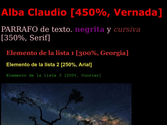 formatosyestilos screenshot