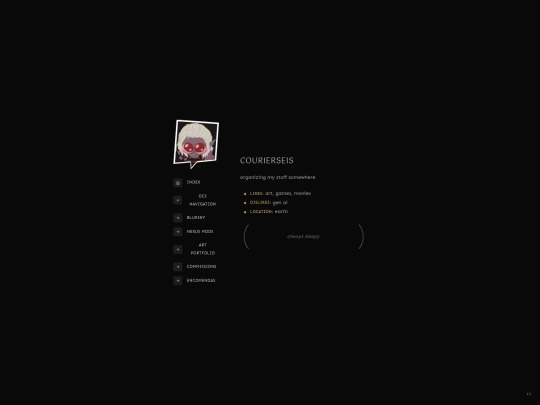 index screenshot