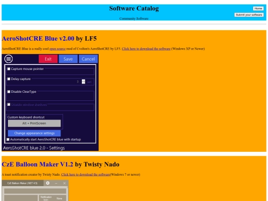 software screenshot
