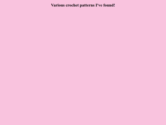 crochetpatterns screenshot