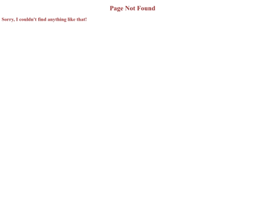 not_found screenshot