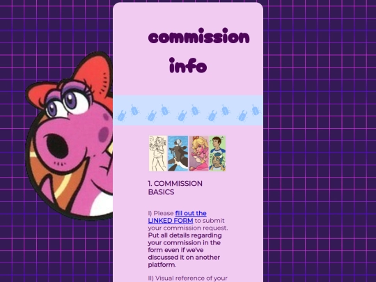 commissions screenshot