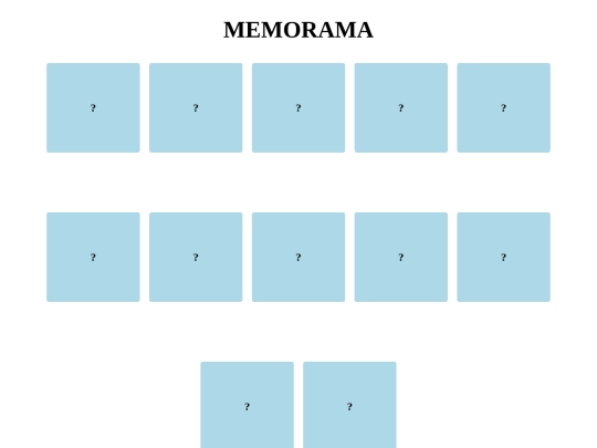 memorama screenshot