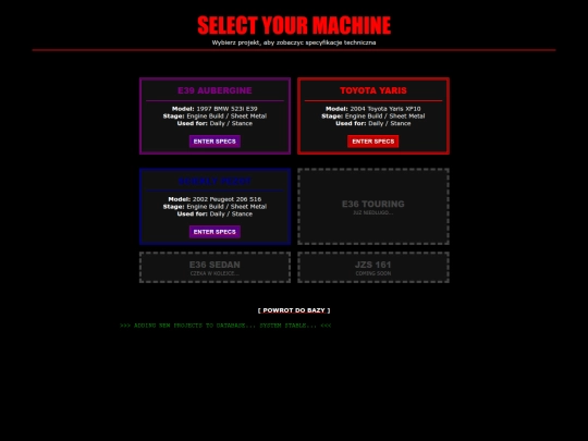 projekty screenshot