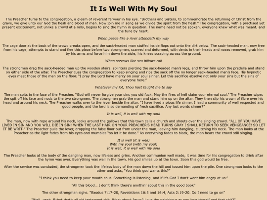Itiswellwithmysoul screenshot