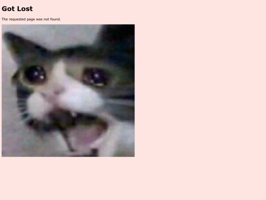 not_found screenshot