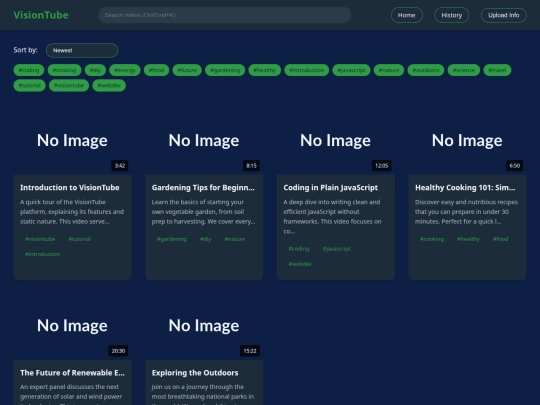 visiontube/watch screenshot