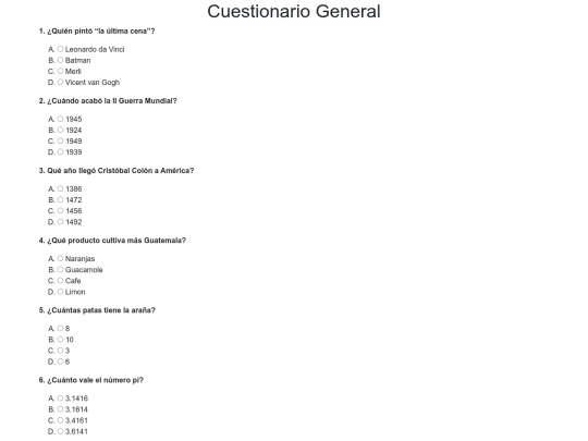 cuestionario screenshot