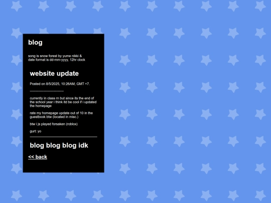 blog screenshot