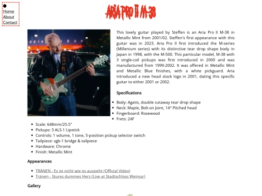 instruments/aria-proii-m-38 screenshot