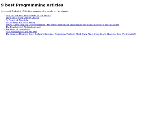 index screenshot