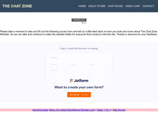 survey screenshot