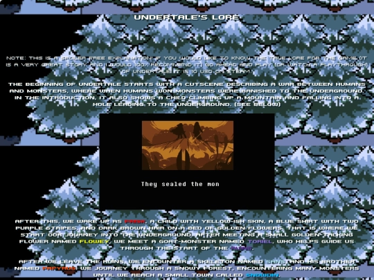 Lore screenshot