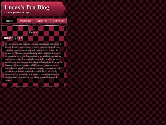 blog screenshot