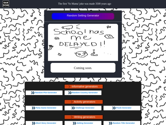 setting screenshot