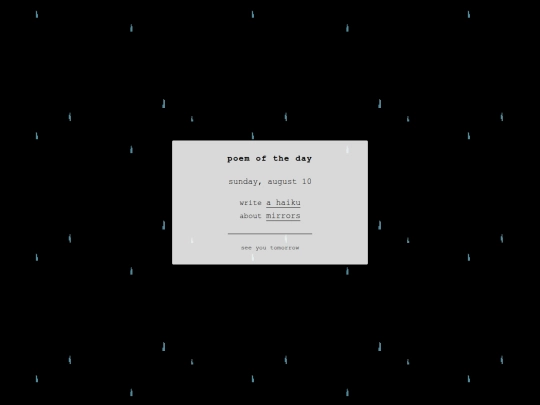 extras/poem screenshot